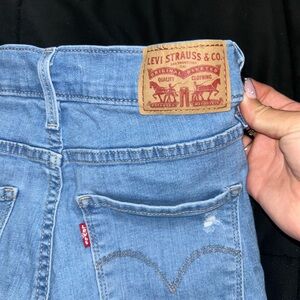 Levi’s high rise, super skinny jeans